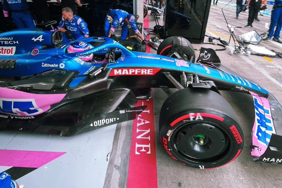 Em bom momento na F1, espanhol lamentou problema e espera correr no domingo BWT Alpine F1 Team