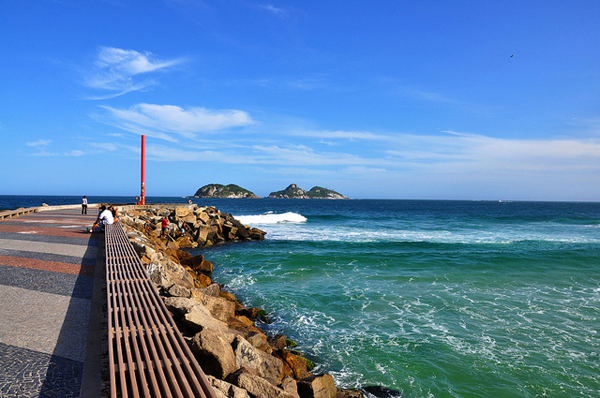 Quebra Mar fica no início da Barra Divulgação/Prefeitura do Rio de Janeiro