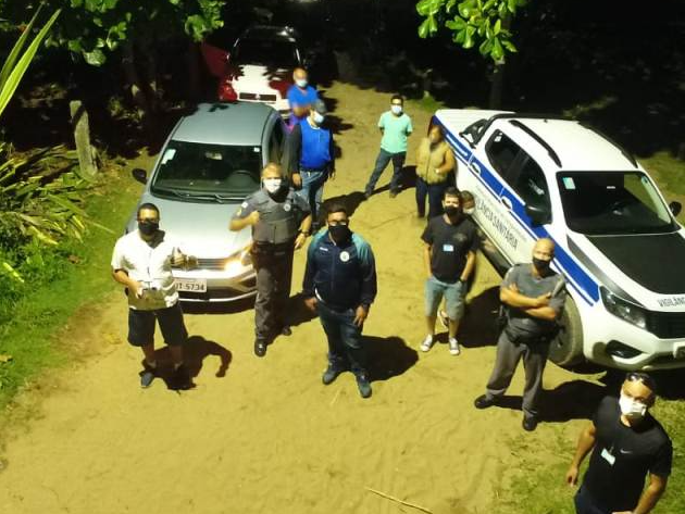 Policia Militar dispersa luau e festas clandestinas em Caraguatatuba no feriado prolongado  Cláudio Gomes/PMC