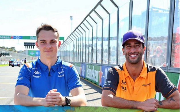 Oscar Piastri e Daniel Ricciardo