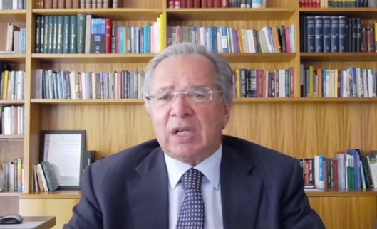 Paulo Guedes, ministro da Economia, nega calote com o avanço do PEC dos Precatórios Reprodução / Poder 360 