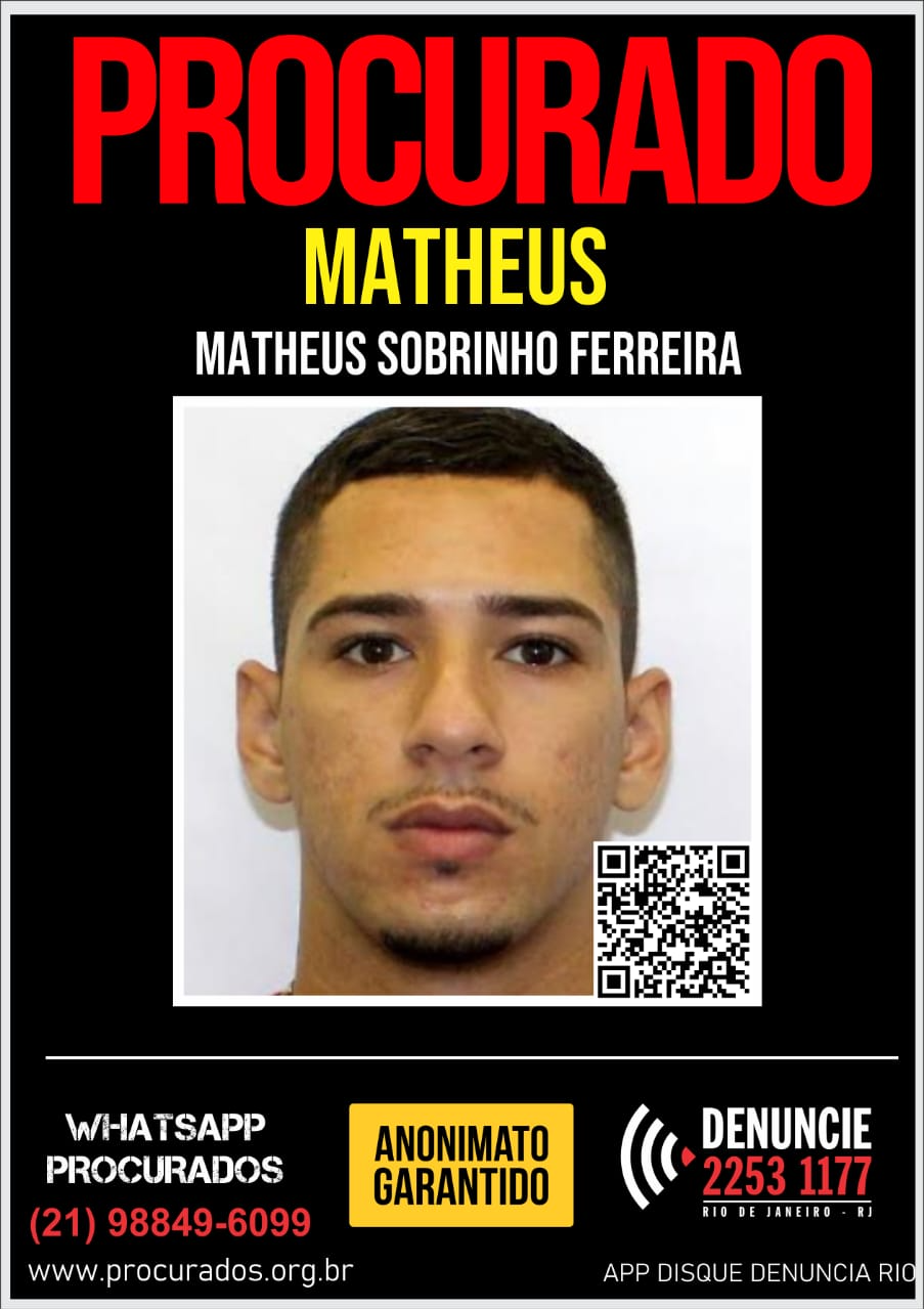 Matheus é o quarto suspeito desse sequestro Divulgação/Disque Denúncia