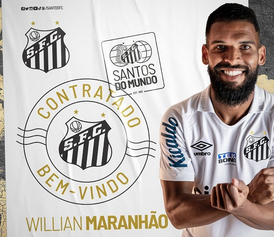 Willian Maranhão é o sexto reforço do Santos em 2022 Santos FC