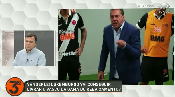 Mauro Cezar participou do Terceiro Tempo deste domingo Reprodução 