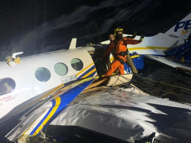 Empresa fabricante dos motores dará suporte ao Cenipa Divulgação/Corpo de Bombeiros de Minas Gerais