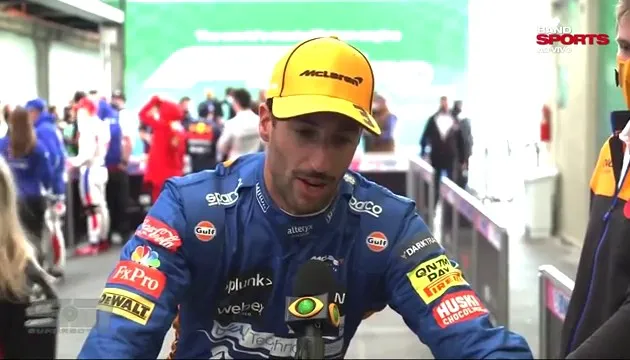 Depois de corridas no México e no Brasil, Ricciardo passou na Inglaterra e foi pro Catar