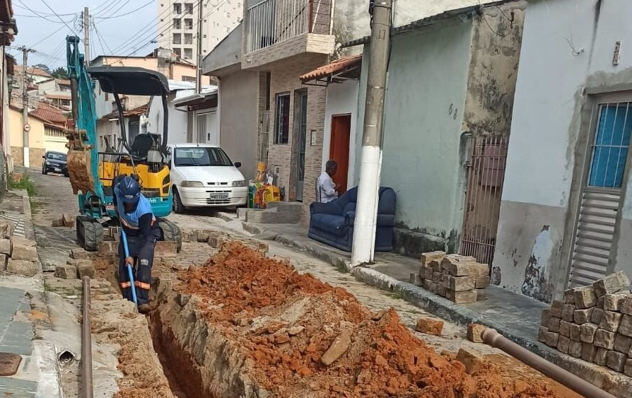 Troca de tubulação será concluída nesta terça, segundo Saae Divulgação/Saae