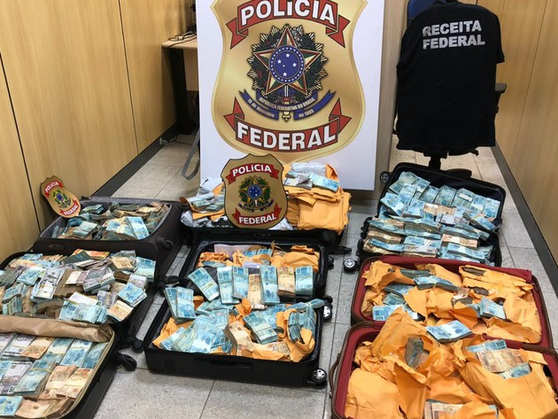 A quadrilha movimentou 38 bilhões de reais em contas bancárias, em seis anos.  Foto: Divulgação/Polícia Federal 