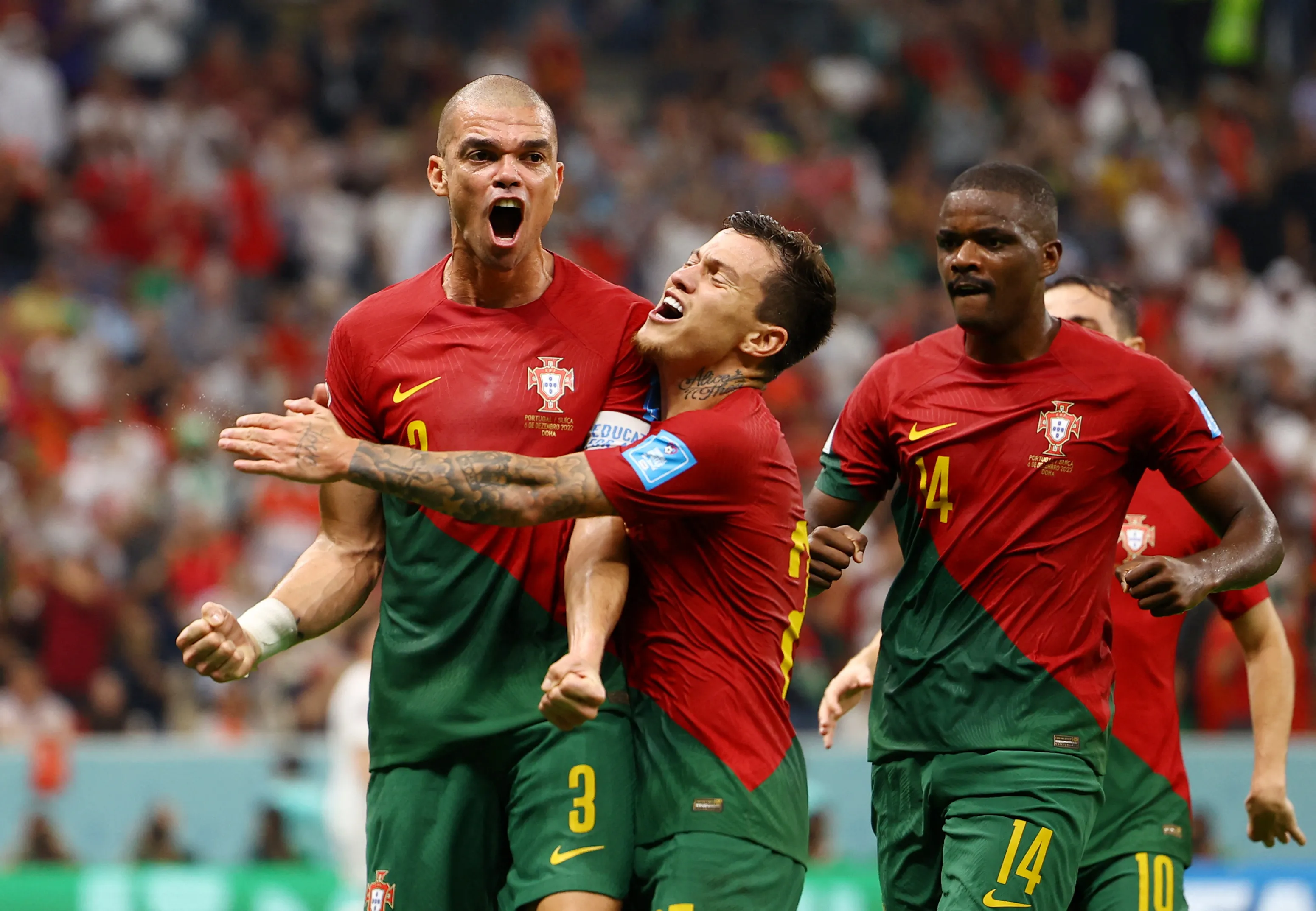 Alagoas na Copa: Pepe marca segundo gol de Portugal em duelo contra Suíça -  Portal de Noticias