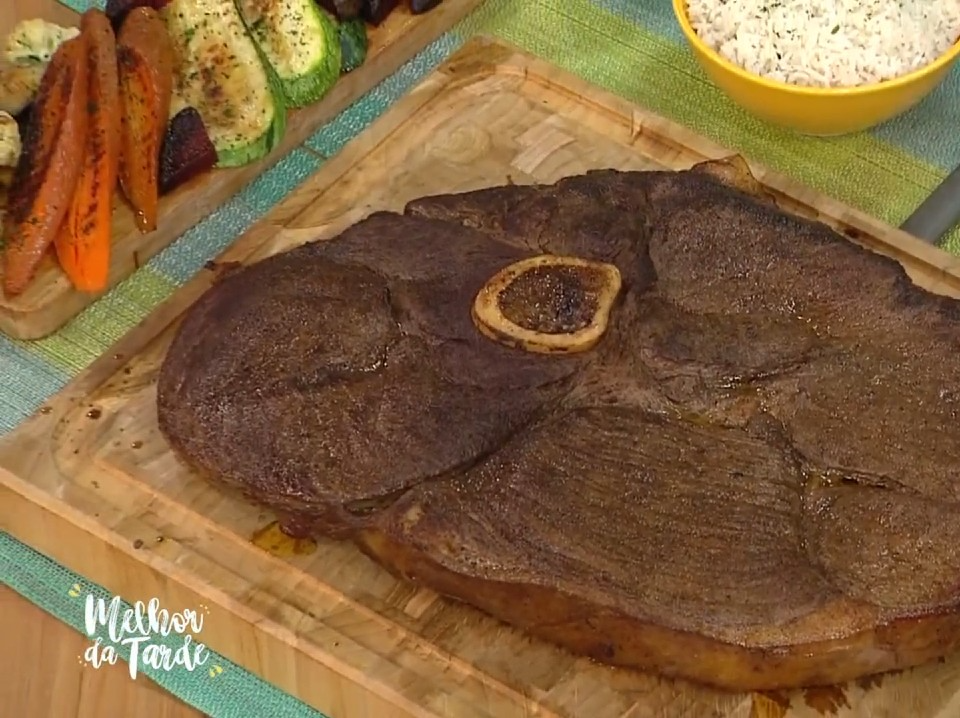 Bife capitão com legumes grelhados: Netão ensina receitas deliciosas