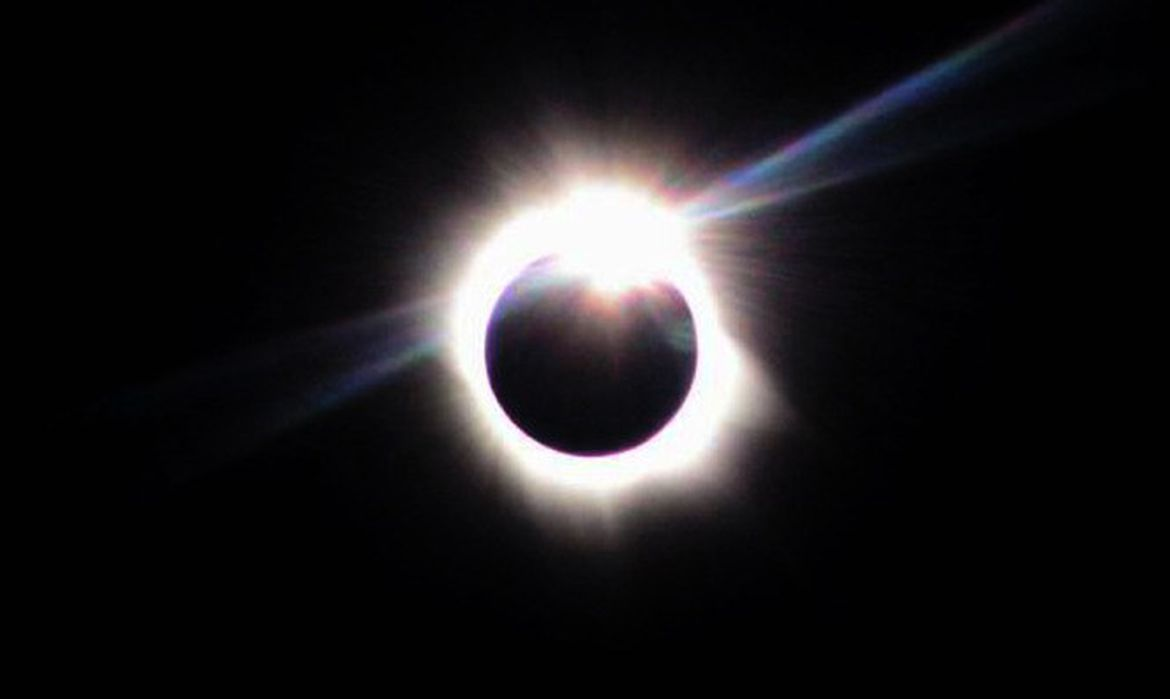 Eclipse terá início às 15h45 (horário de Brasília) deste sábado (29) Divulgação / Ministério da Ciência