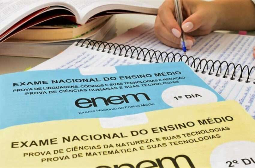 Neste domingo (21), é aplicada a primeira prova do Exame Nacional do Ensino Médio Foto: Divulgação/ INEP