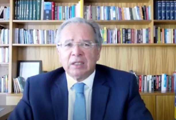 Paulo Guedes promete auxílio emergencial até outubro Reprodução/ Divulgação 