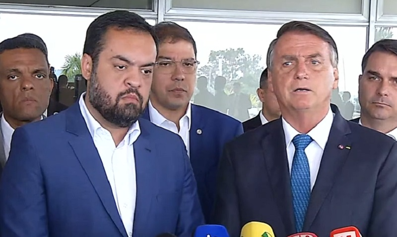 Cláudio Castro declara apoio a Bolsonaro Reprodução/TV Band