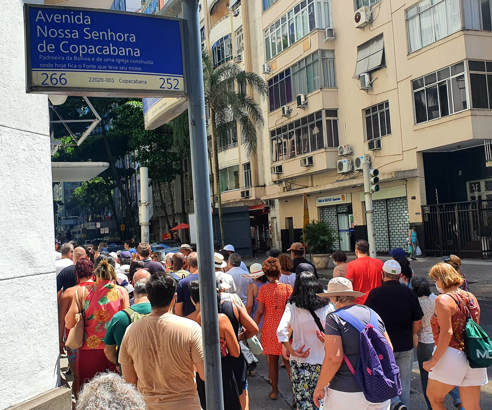 O roteiro começou na Praça do Lido e terminou no Forte de Copacabana Divulgação/Tegra