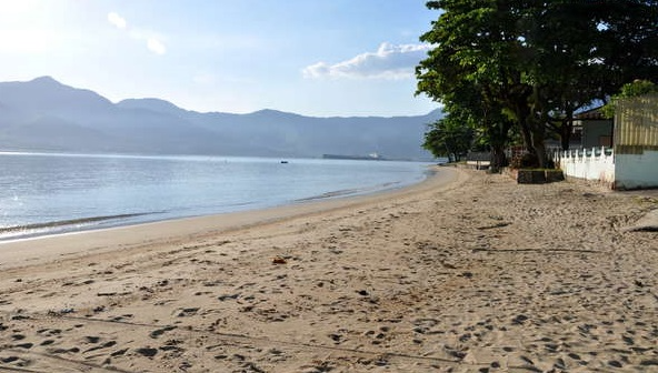 Ocorrência foi no trecho da Praia Deserta, em São Sebastião  Divulgação 