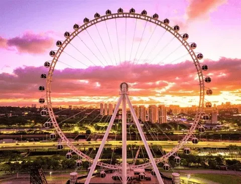 Maior roda-gigante da América Latina será inaugurada nesta sexta em São Paulo