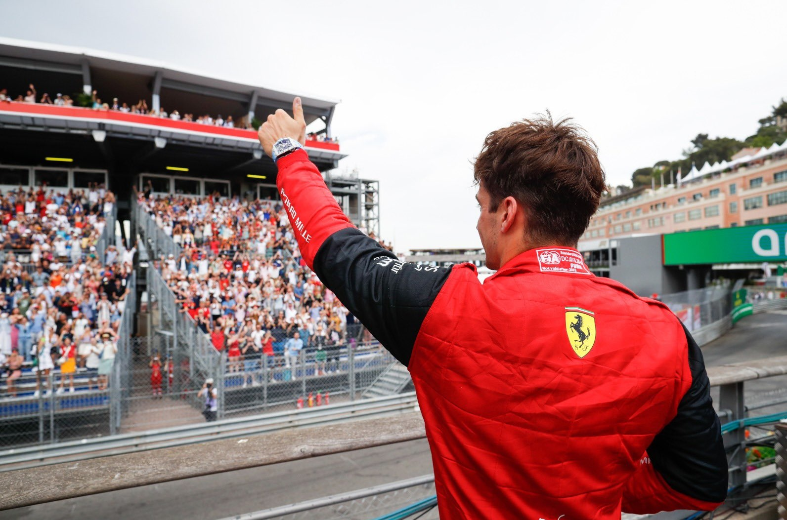 Charles Leclerc no GP de Mônaco Scuderia Ferrari