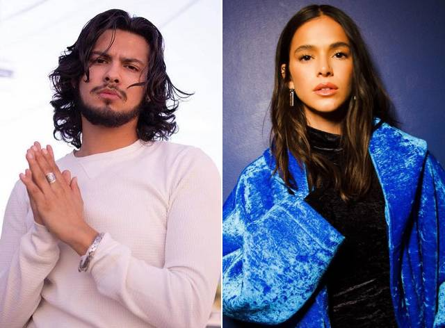 Xolo Maridueña e Bruna Marquezine farão par romântico em Besouro Azul. Reprodução/Instagram