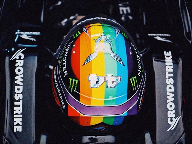 F1: Hamilton pretende continuar com capacete em apoio à causa LGBTQIA+ na reta final do mundial