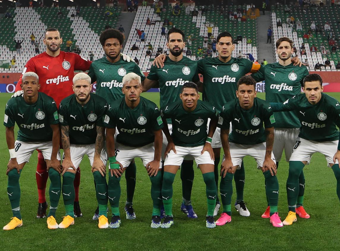 Time do Palmeiras que enfrentou o Tigres no Mundial de Clubes Palmeiras