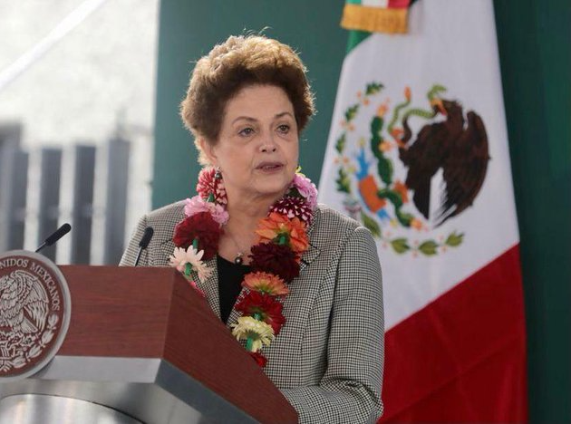 Dilma durante evento na Cidade no México, em 14 de maio de 2021 Divulgação