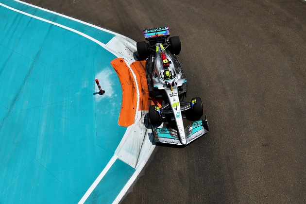 Lewis Hamilton no GP de Miami Mercedes