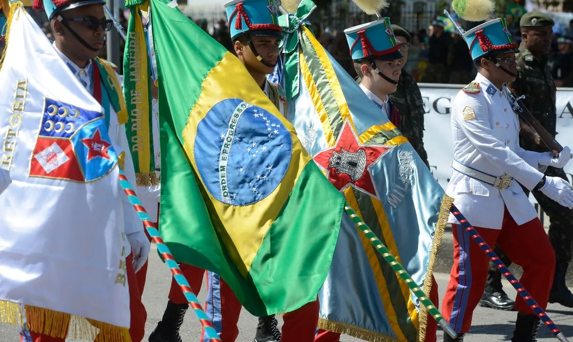 Desfile da comemoração da Independência do Brasil. Agência Brasil