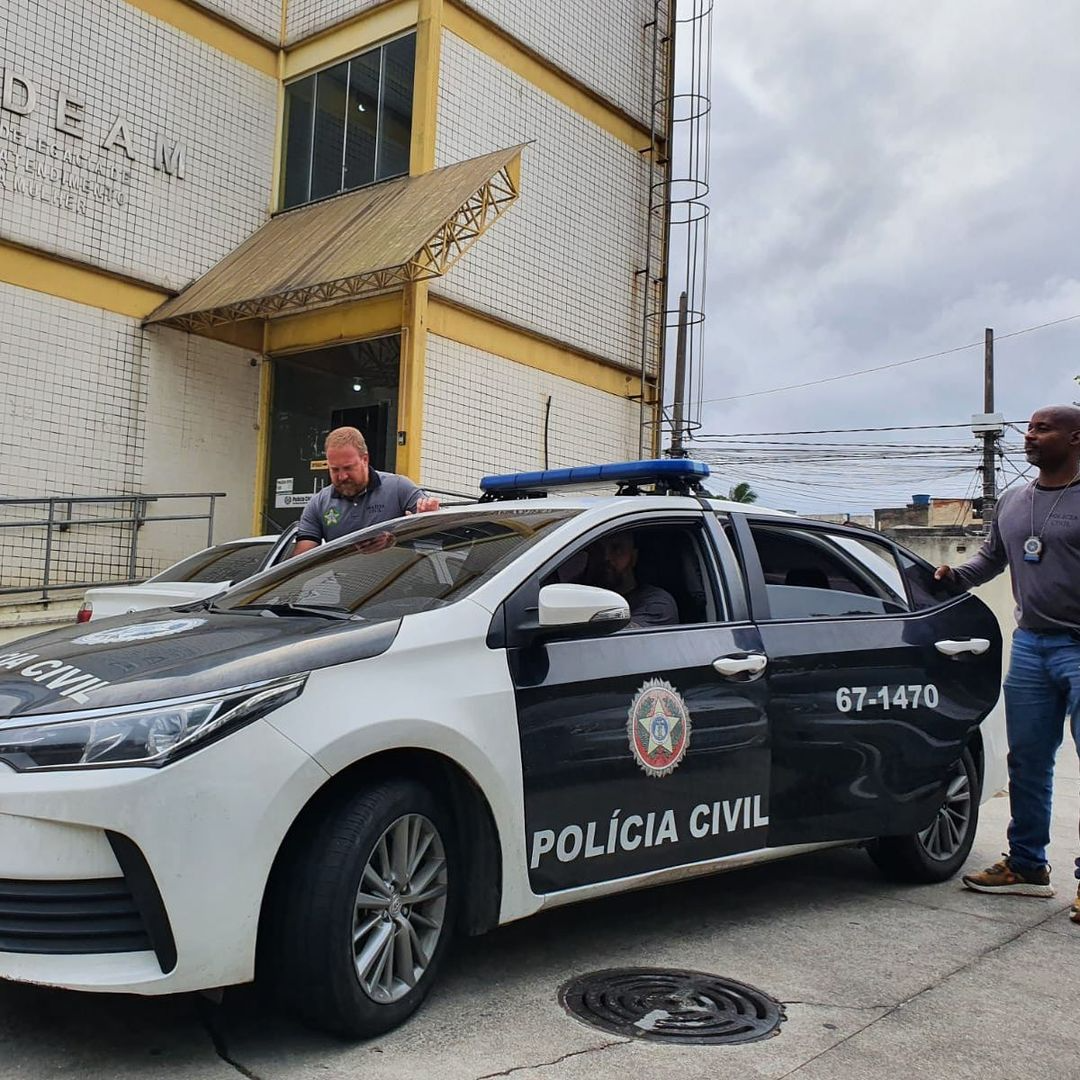 Criminoso foi preso pela Polícia Civil Reprodução/Polícia Civil