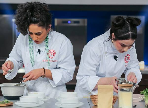 Fernanda e Lays se enfrentam na final do MasterChef Brasil Melissa Haidar/Band