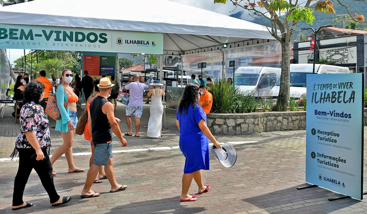 Ilhabela retoma exigência do uso de máscaras em locais abertos Divulgação/Prefeitura de Ilhabela