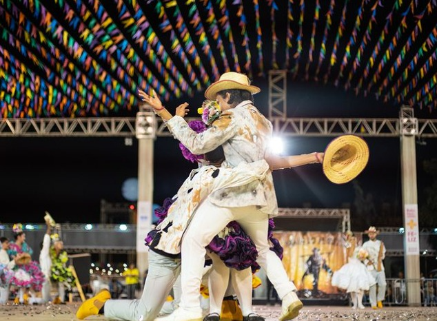 Ao todo, 14 quadrilhas se apresentaram no segundo final de semana do Arraial de BH. Reprodução/Redes Sociais