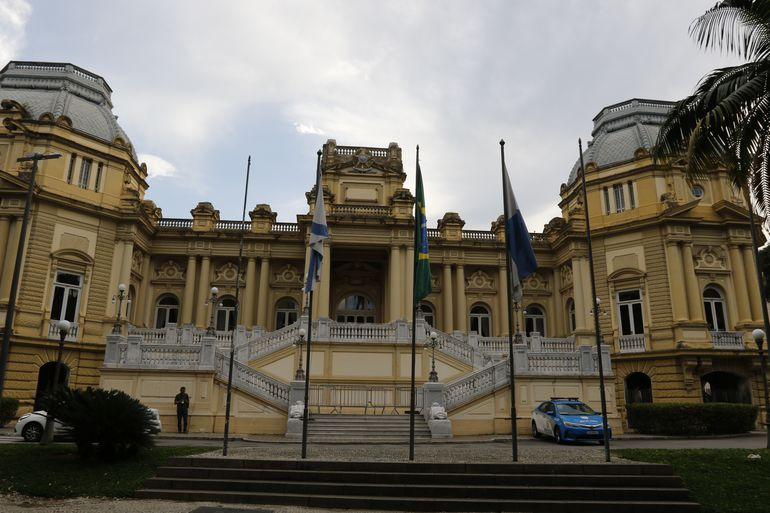 O Palácio Guanabara, em Laranjeiras, sede do Governo do Estado do Rio de Janeiro Fernando Frazão/Agência Brasil