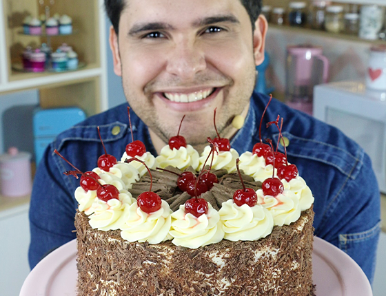 Receita bolo de floresta branca