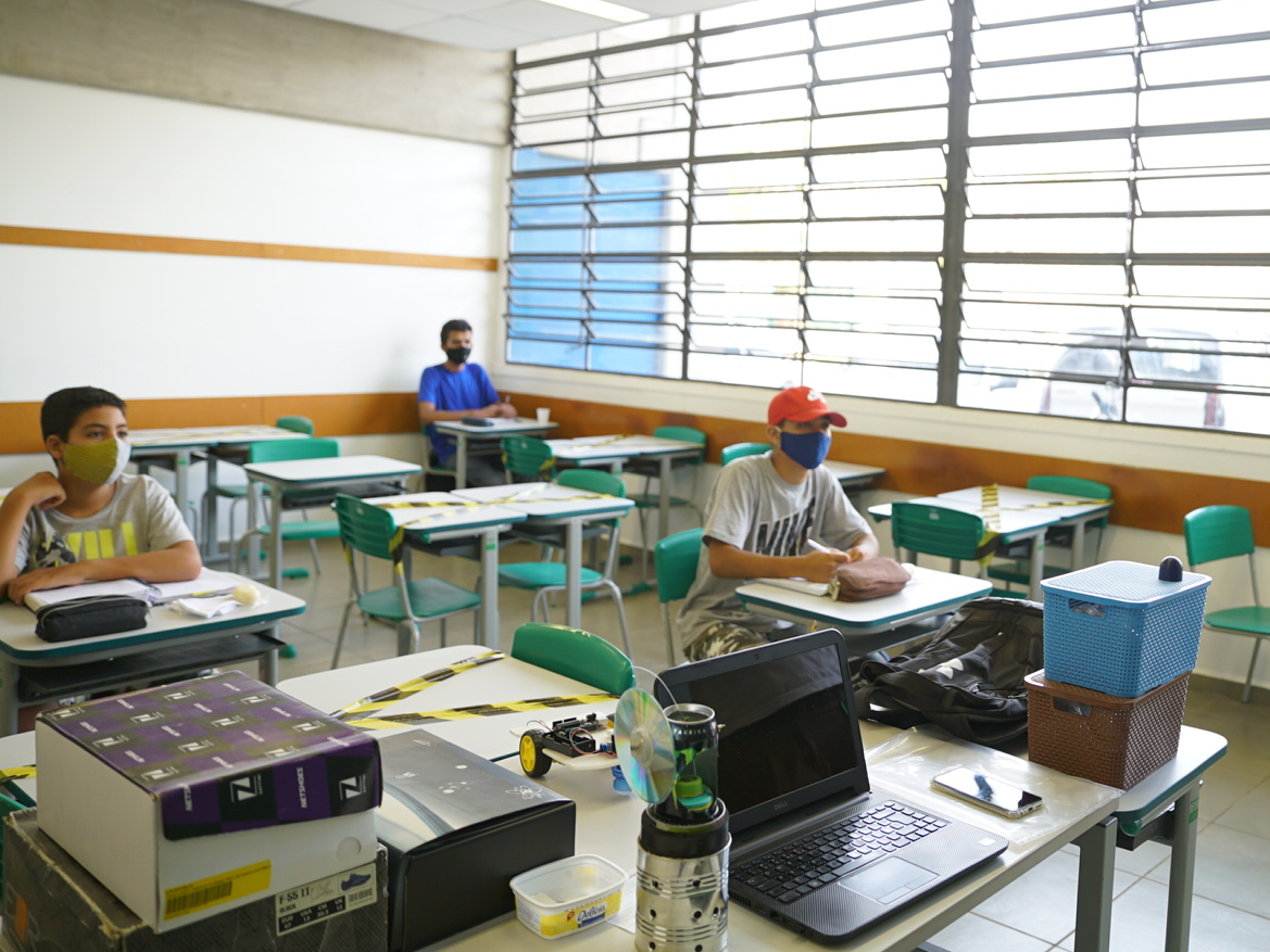 Escolas estaduais do Ensino Médio vão ter um tempo extra de aula em 2022. Foto: Secretaria Estadual de Educação de SP