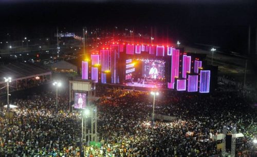 Festival da Virada atrai milhares de pessoas para assistir aos cinco dias de atrações Foto: Divulgação