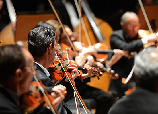 Maestro Roberto Sion rege o concerto  Divulgação/PMC