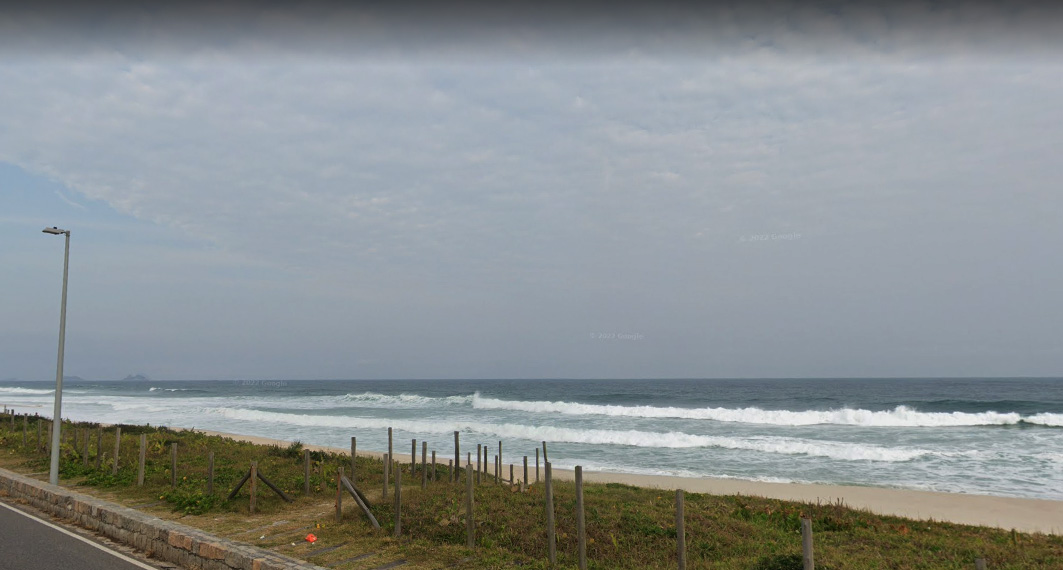 Queda aconteceu na Praia da Reserva, Zona Oeste do Rio Google Street View