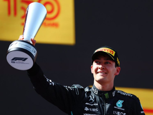 Russell celebra evolução da Mercedes na Espanha: "É o início da nossa temporada"