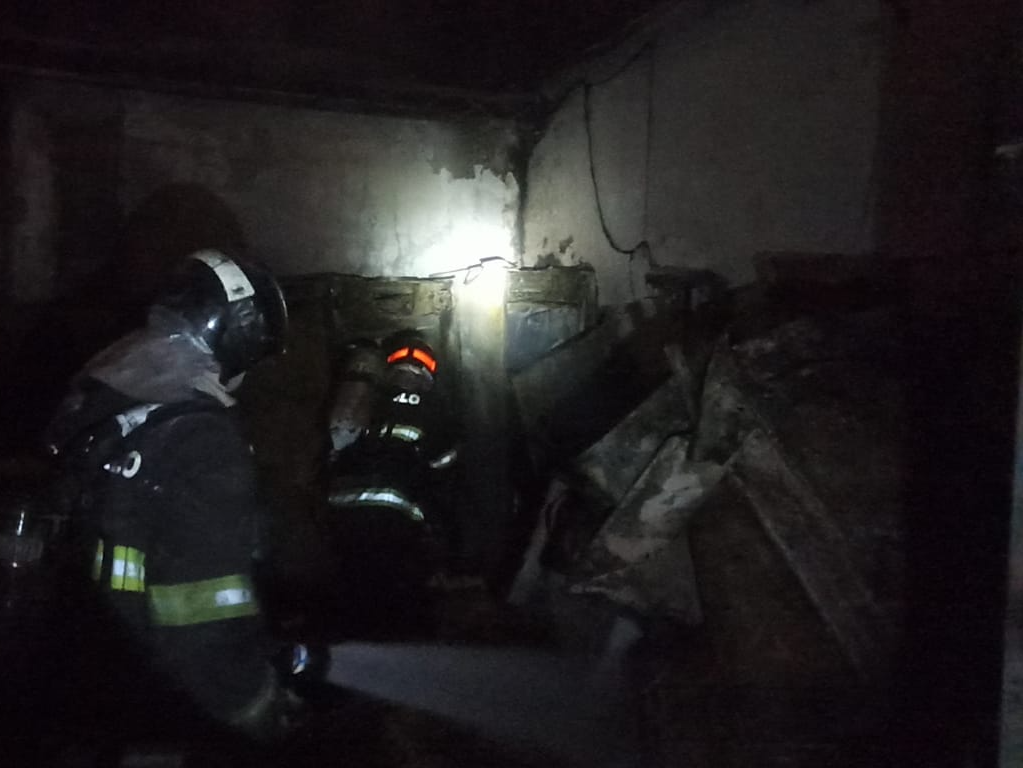 Fogo consumiu uma área de 150m² Divulgação/Corpo de Bombeiros 