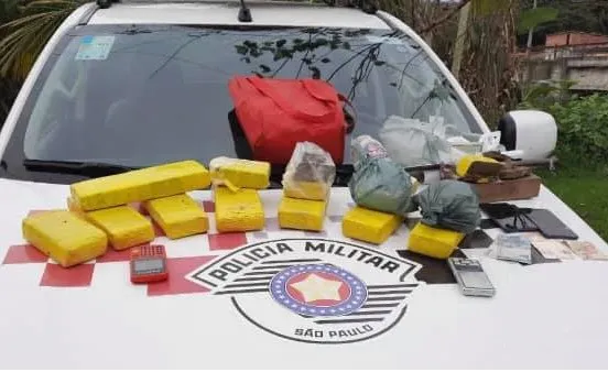 Polícia Militar apreende 8 quilos de drogas em Ilhabela