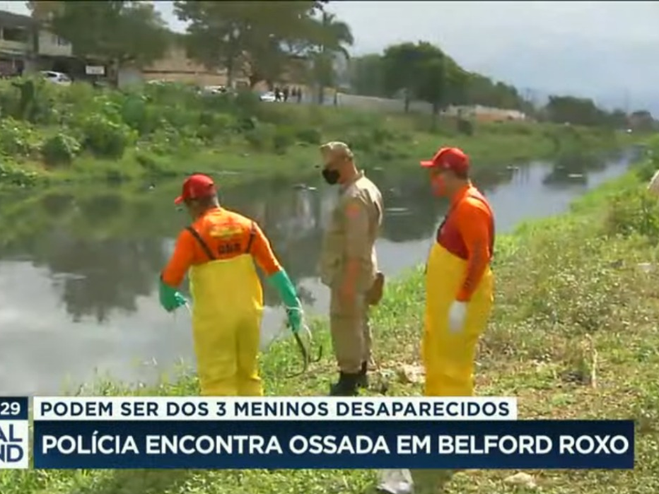Investigação apura se ossadas achadas em rio são de meninos desaparecidos