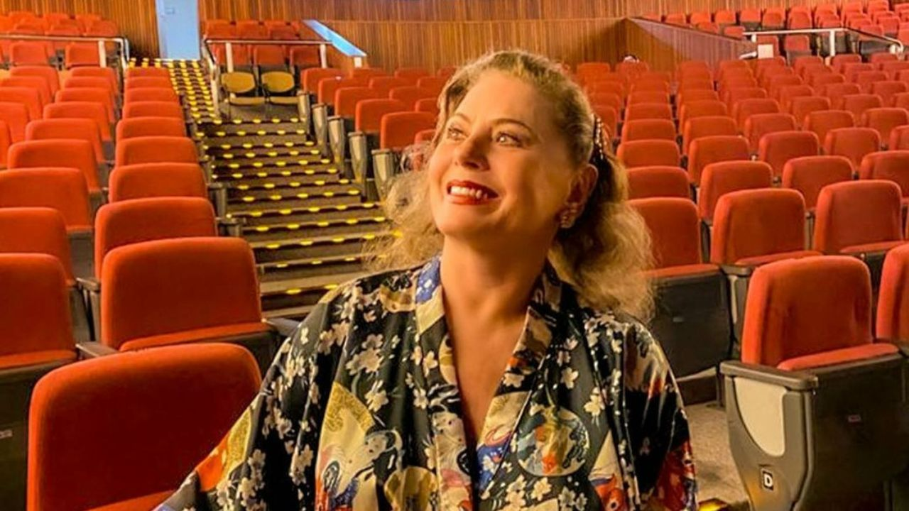  Vera Fischer no Teatro Raul Cortez Reprodução/Instagram