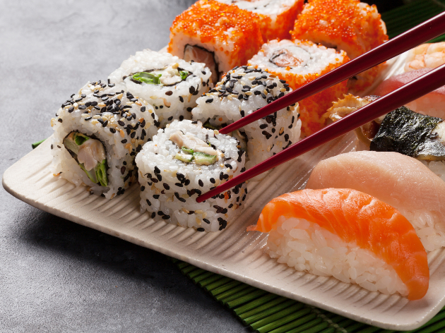 Bolinho De Arroz De Sushi Cozinha Japonesa PNG , Estilo Japonês