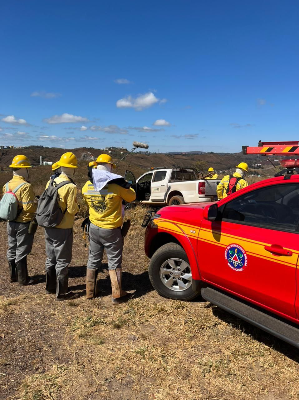 Incêndio aconteceu na manhã deste sábado Reprodução / Redes Sociais