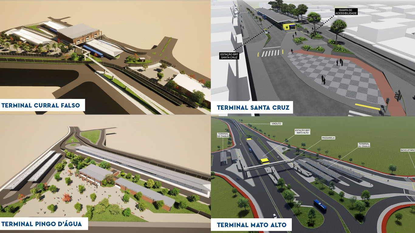 Obras para integrar estações do BRT com outros transportes começam este ano Arte BandNews FM Rio