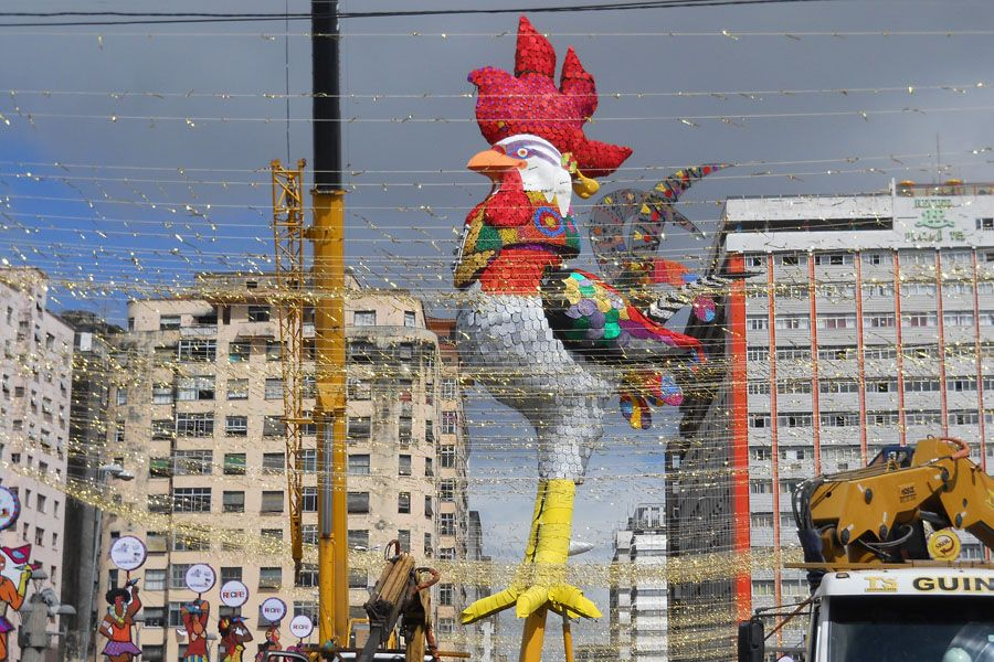 Galo da Madrugada, símbolo do principal bloco de Carnaval do Recife