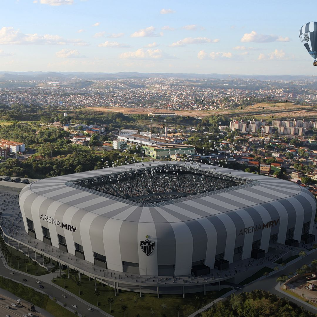 Arena MRV será inaugurada em 2023 Reprodução/Arena MRV