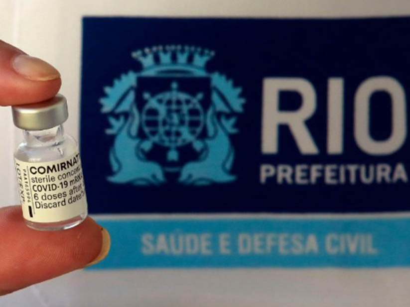 Rio de Janeiro antecipa intervalo entre doses da Pfizer para 21 dias em todos com 40 anos ou mais Reprodução/Prefeitura do Rio