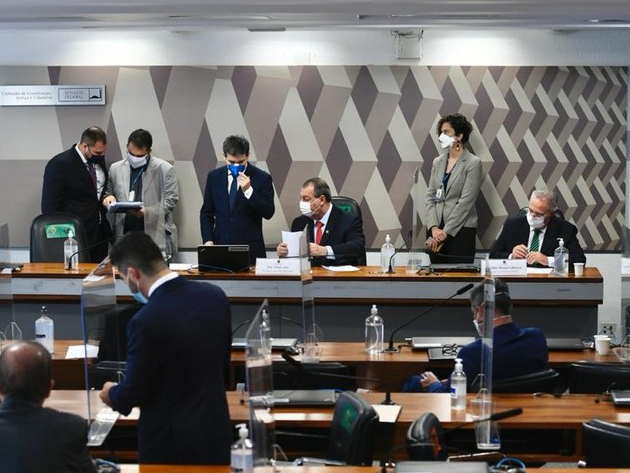 Depoimentos retornam na CPI da Pandemia depois de uma quarta-feira com reunião deliberativa Foto: Agência Senado